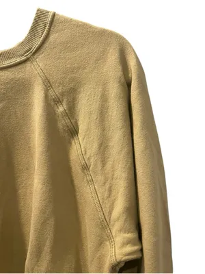 Reformation Hunter Cropped Raglan Sweatshirt Green Size Med Soft Fleece Lounge thumbnail 4