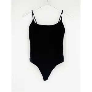 Aritzia Babaton Body Contour Bodysuit Women's M‎ Black Sculpt thumbnail 2
