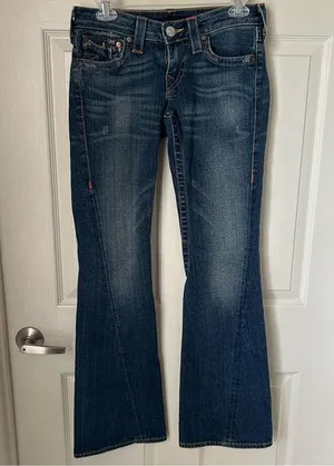 True Religion Bootcut Jeans Size 27 thumbnail 1