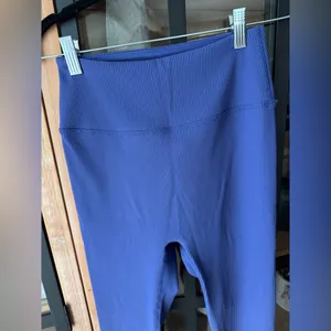 Beyond Yoga Impulse ribbed leggings workout high waisted navy eternal blue thumbnail 4