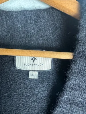 Tuckernuck Rachel Black 100% Cashmere Gold Button Cardigan Sweater XL thumbnail 6