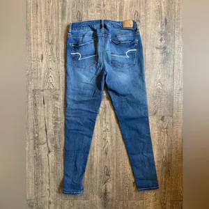 American Eagle Women’s Dark Wash Jegging Jeans- Size 8 thumbnail 3