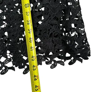 ASTR The Label Black Lined Embroidered A-Line Midi Dress Women Sz Small | 45-15 thumbnail 7