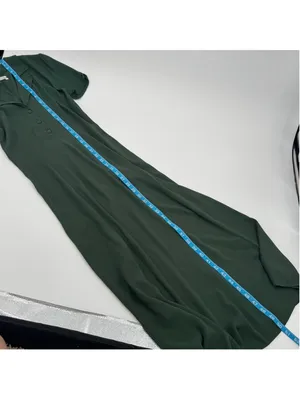 Urban Outfitters Green Short Sleeve Midi Dress XSP thumbnail 6