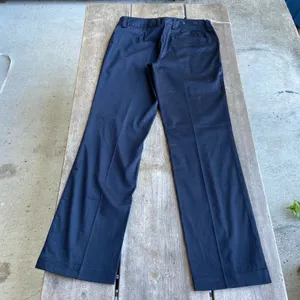 Greg Norman Womens Pants Size 4 Navy‎ Blue Basic Slacks Solid NEW thumbnail 6