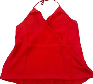 Chic Red Women's Halter Top thumbnail 1