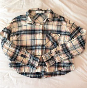 Altar’d State Oakley Flannel Button Up Blouse Size XS thumbnail 1
