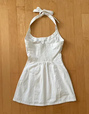 Princess Polly Mallorie white halter dress thumbnail 3