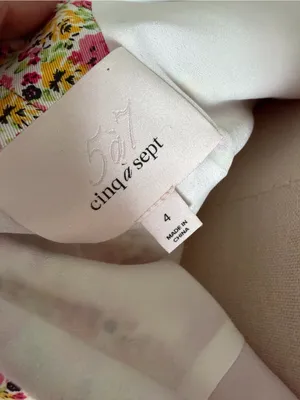 Cinq a Sept Floral Jessica dress thumbnail 5