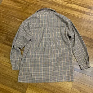 Princess Polly Plaid Shirt Womens Size 2 Jacket Long Sleeve Button‎ Up Top Brown thumbnail 3