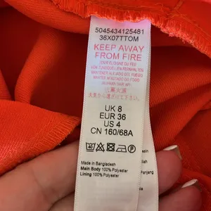 Top Shop orange ankle pant suit thumbnail 5
