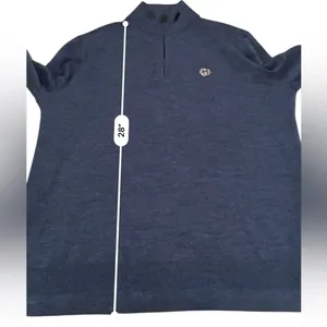 Ted Baker Tooting 1/4 Zip Sweater 100% Merino Wool Pullover Sz 4‎ Preppy Comfy thumbnail 11