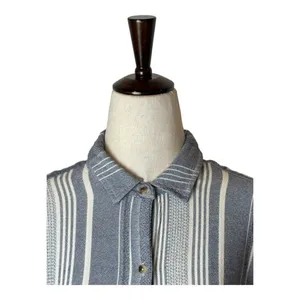Anthropologie Maeve Shirt Women‎ Small Blue Chatham Striped Button Down Blouse thumbnail 6
