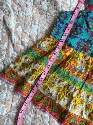 Natural Life Bohemian Patchwork Floral Tank Small thumbnail 7
