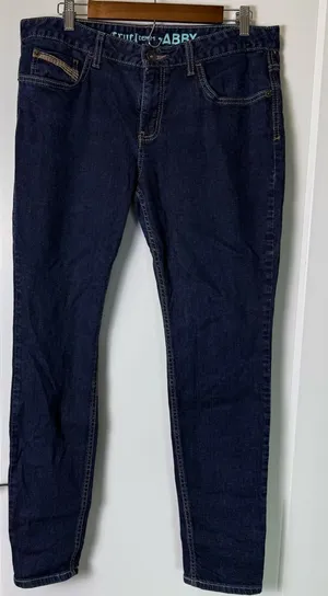 Cruel Denim Abby Dark Wash Skinny High Waist Jean Embroidered Pocket Western‎ 31 thumbnail 1