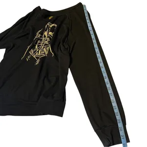 Star Wars Darth Vader Graphic Pullover Sweatshirt Scoop Neck Banded Hem Top XL thumbnail 6