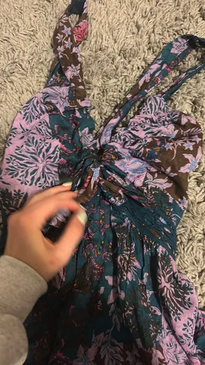 Free People Flowly Floral Romper thumbnail 4