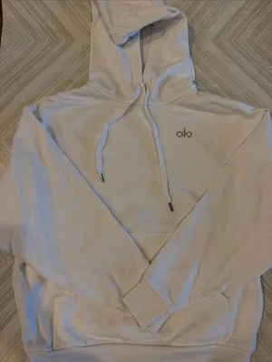 Alo Yoga Women’s Accolade Hooded Sweatshirt – White – Size XS thumbnail 1