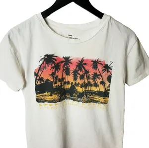 Disney The Lion King T Shirt Raw Hem Crop Top 100% Cotton Graphic Tee Top M thumbnail 2
