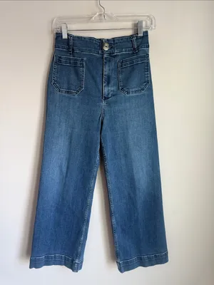 Anthropologie Pilcro - Skipper High-Rise Wide Leg Jeans 28 thumbnail 2