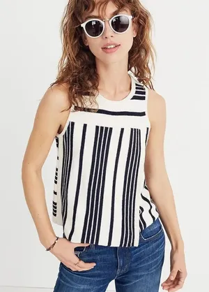 ✨ Stripe-Play Sweater Tank✨ thumbnail 1