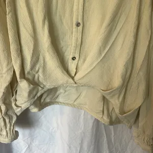 We The Free (Free people) Rockaway Oversized Ivory Top Women’s Size Medium thumbnail 8