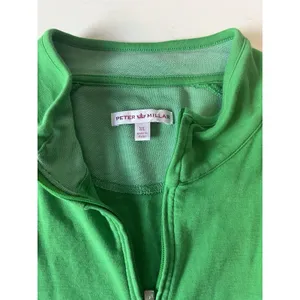 Peter Millar Womans XL Kelly Green Performance Full‎ Zip Jacket Golf Active thumbnail 2