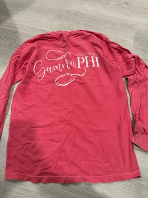 Pink Gamma Phi Beta long sleeve Size M thumbnail 1