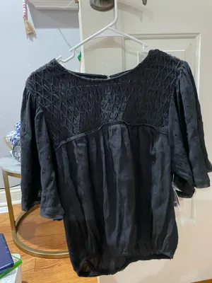 Free People Intimately Top Black blouse thumbnail 1