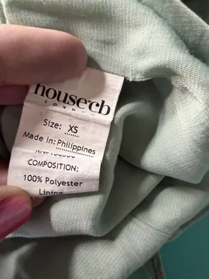 House of CB London Christiana Mini Dress Light Jade Size XS thumbnail 7