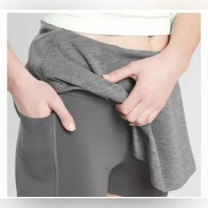 Athleta Match Point Skort In Heather Grey size S thumbnail 3