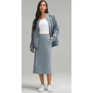 Lululemon Softstreme‎ High-Rise Midi Skirt in Belgian Blue thumbnail 4