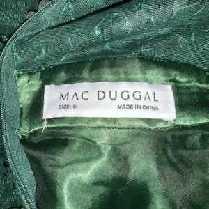 Mac Duggal 67007 Womens Green Embellished Illusion Fit & Flare Dress Gown thumbnail 16