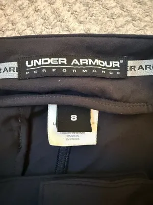 Womens Under Armour Performance Crop Athletic Pants Black Size 8 thumbnail 4