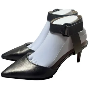 Louise et Cie Grettah Iron Pewter 3" Pointed Toe Sandals Heels‎ Party Event 9 thumbnail 2