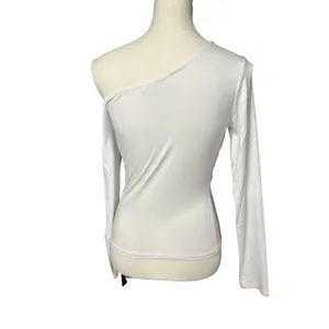 ASTR the Label Kora Top in White Small New Womens Long Sleeve Tee thumbnail 6