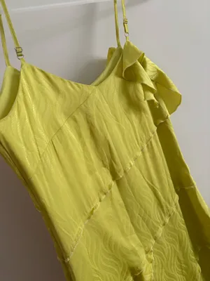 Sur Halo Women's Shyla Dress Maxi Length Yellow Size Small thumbnail 6