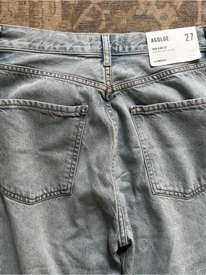 NWT AGOLDE Ren High Waist Wide Leg Jeans thumbnail 9