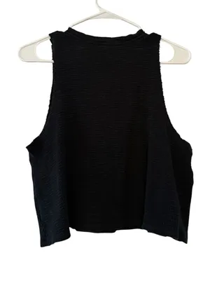 Aerie Sunspun Waffle Cropped Tank Top thumbnail 8