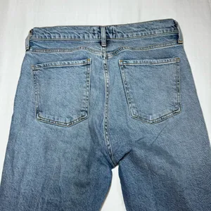 AGOLDE Nico High Rise Slim Jeans Womens 28 Blue Button-Fly Denim Distressed thumbnail 8