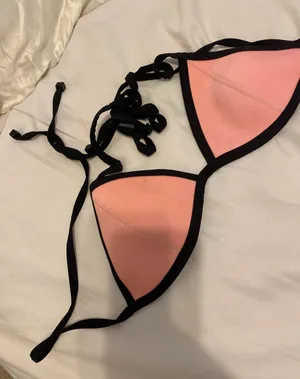 Triangl Pink  Bikini Top thumbnail 1