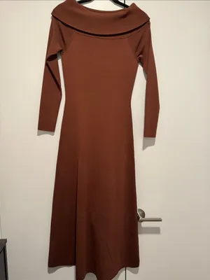 NWOT HYACINTH HOUSE - Mocha Knit Adrianna Dress - $148 - S thumbnail 5