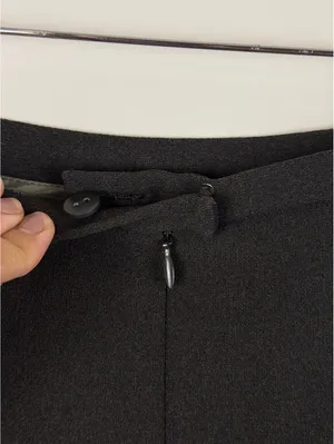 Ann Taylor Vintage Black Skirt Suit Set Blazer Pencil Skirt Size 4 Career thumbnail 11