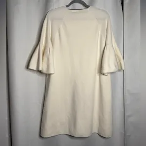 Anthropologie Moth Chester Cream White Sweater Tunic Dress Large thumbnail 4