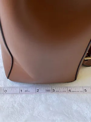 Lauren Ralph Lauren Leather Backpack in Brown Minimalist Quiet Luxury Preppy thumbnail 10