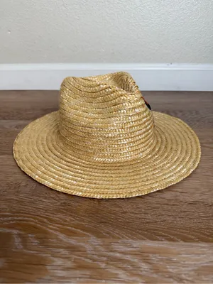 San Diego Hat Embroidered Butterfly Straw Women's Hat, OS thumbnail 3