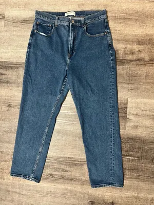 ABERCROMBIE & FITCH Curve Love The Ankle Straight Ultra High Rise Jeans thumbnail 3