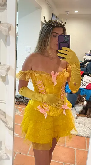 Belle costume Yellow Size M thumbnail 1
