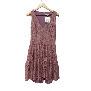 ZAC Zac Posen mauve/gold lace cocktail dress Size 6‎ thumbnail 4
