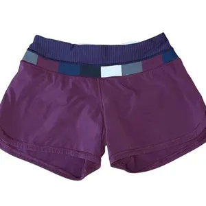 Lululemon Shorts Womens Lululemon Groovy Run Shorts‎ in Plum Lined Size 4 thumbnail 2